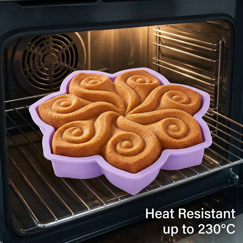 Kitchen Appliances For Baking - Duża silikonowa forma do ciasta w