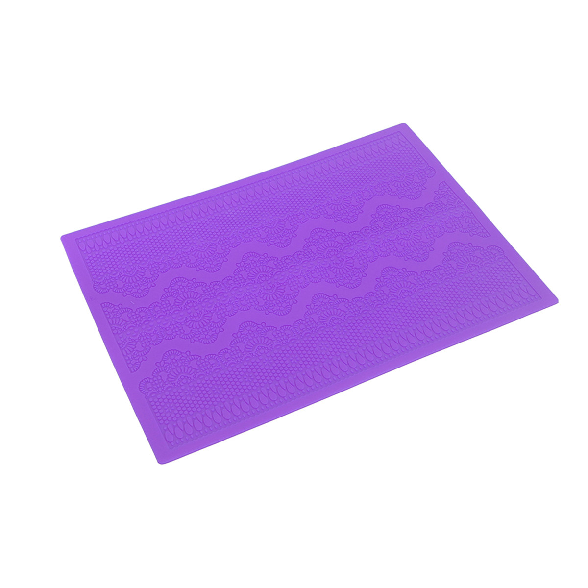 Silicone Cake Mold - 1 szt. fioletowa mata silikonowa do