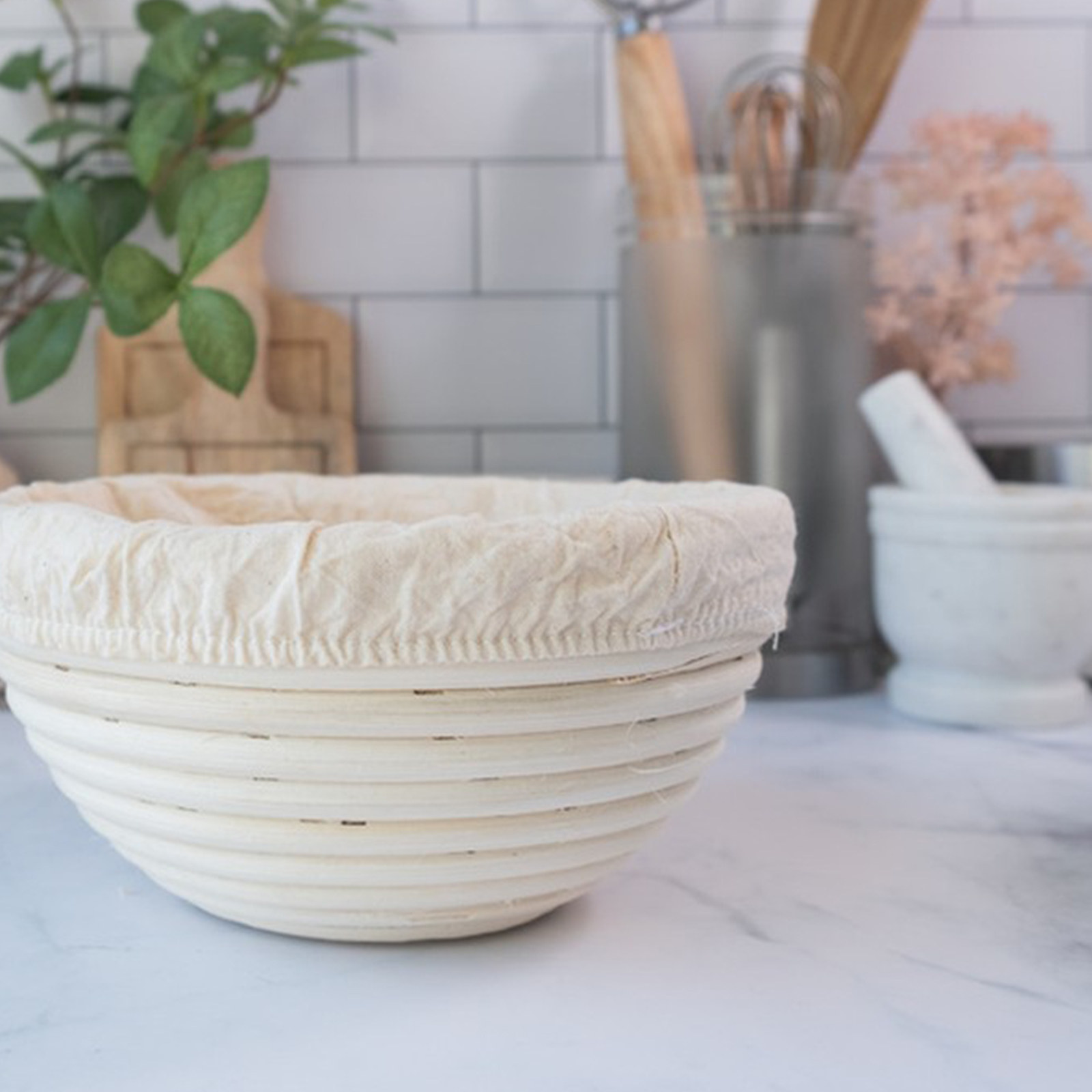 Kitchen Accessories For Baking - 2 szt. Pokrowiec materiałowy na koszyk