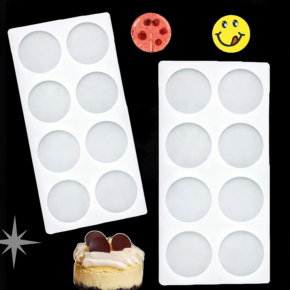 Silicone Cake Mold - 8-komorowa cylindryczna silikonowa forma do odwracania
