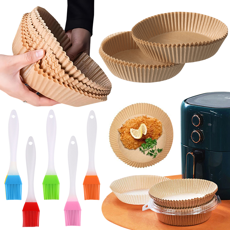 Baking Kitchen Set - 50/100 SZT. Papierowe Talerzyki do Frytkownicy