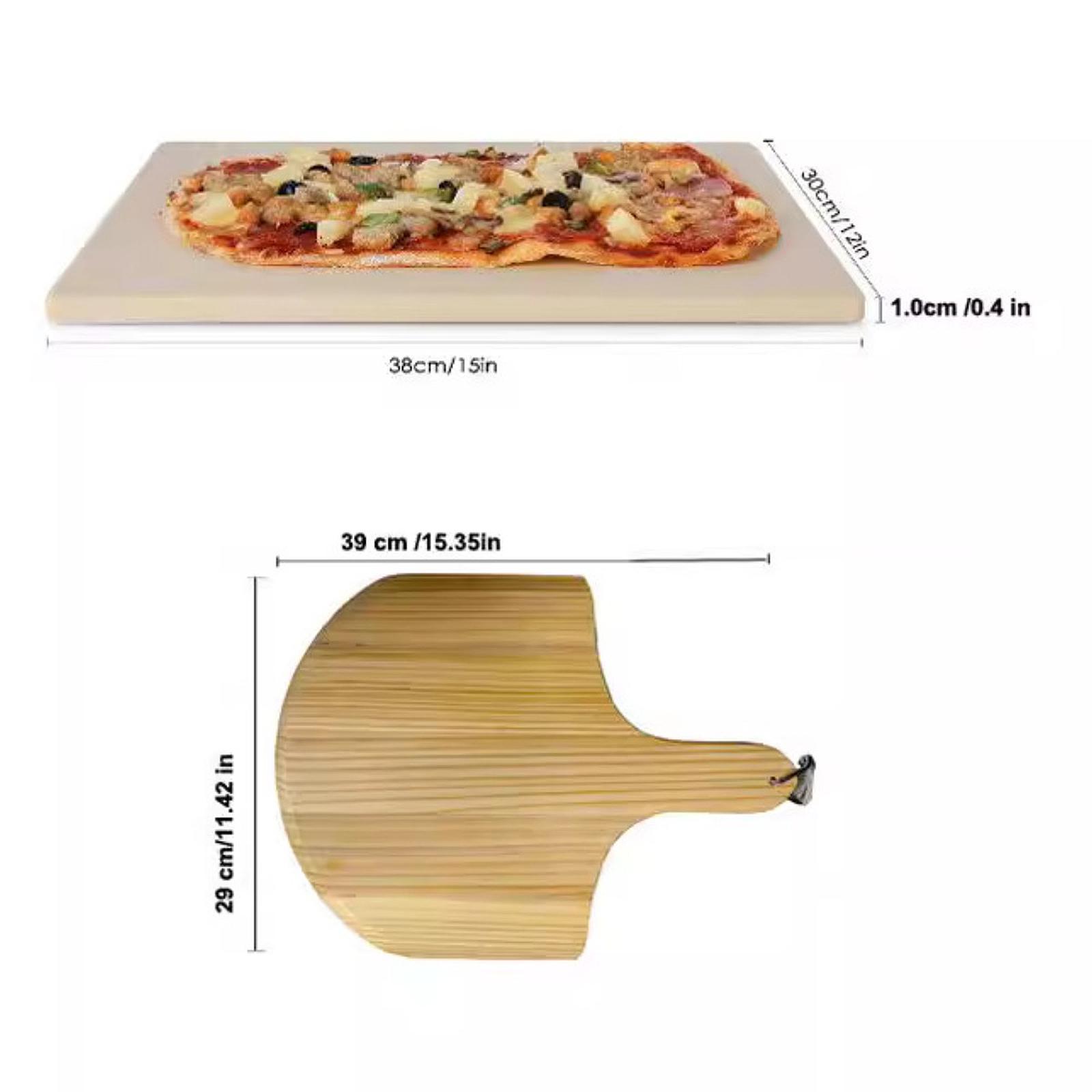 Baking Kitchen At Home - Zestaw do pieczenia pizzy: piec, ceramiczna