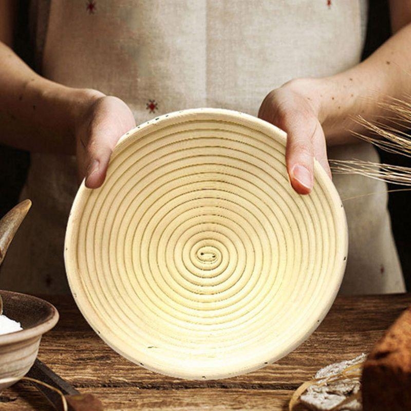 Proofing Basket Banneton - Brotform Proofing Cloth Liner Naturalny rattan