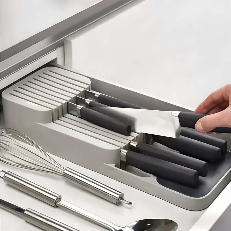 Praktyczny pojemnik na noże do – Kitchen Baking Tray Storage recenzja i cena
