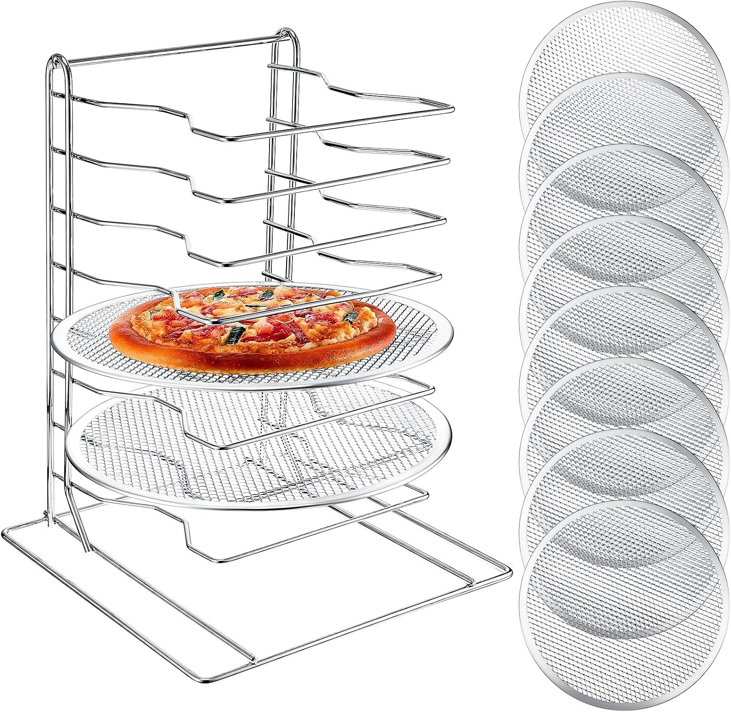 Stojak na pizzę z 8 poziomami  – Baking Kitchen Set recenzja i cena