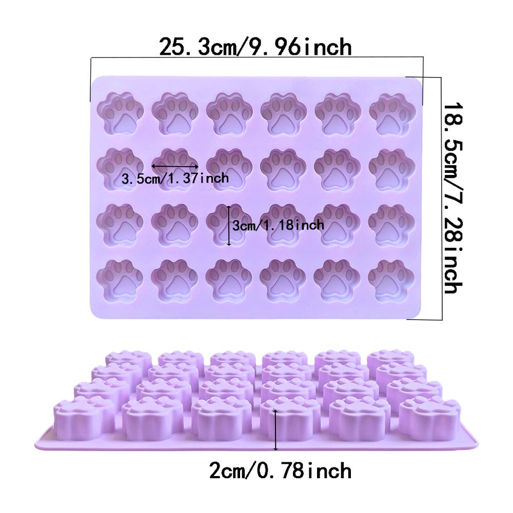 1 szt. 24 otwory w kształcie ł – Silicone Cake Mold recenzja i cena