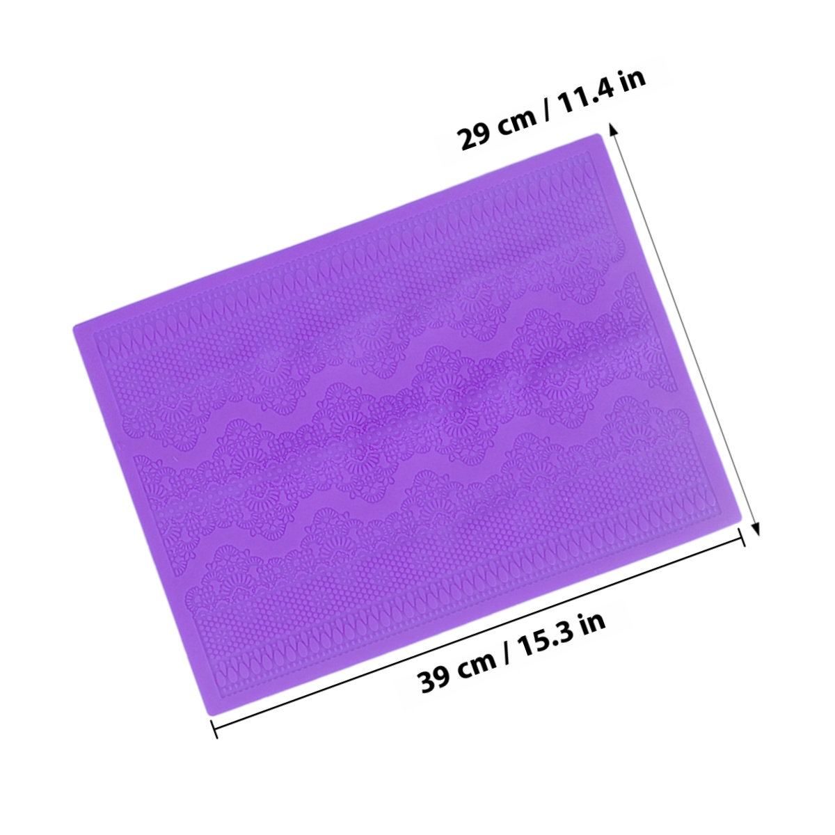 1 szt. fioletowa mata silikono – Silicone Cake Mold recenzja i cena