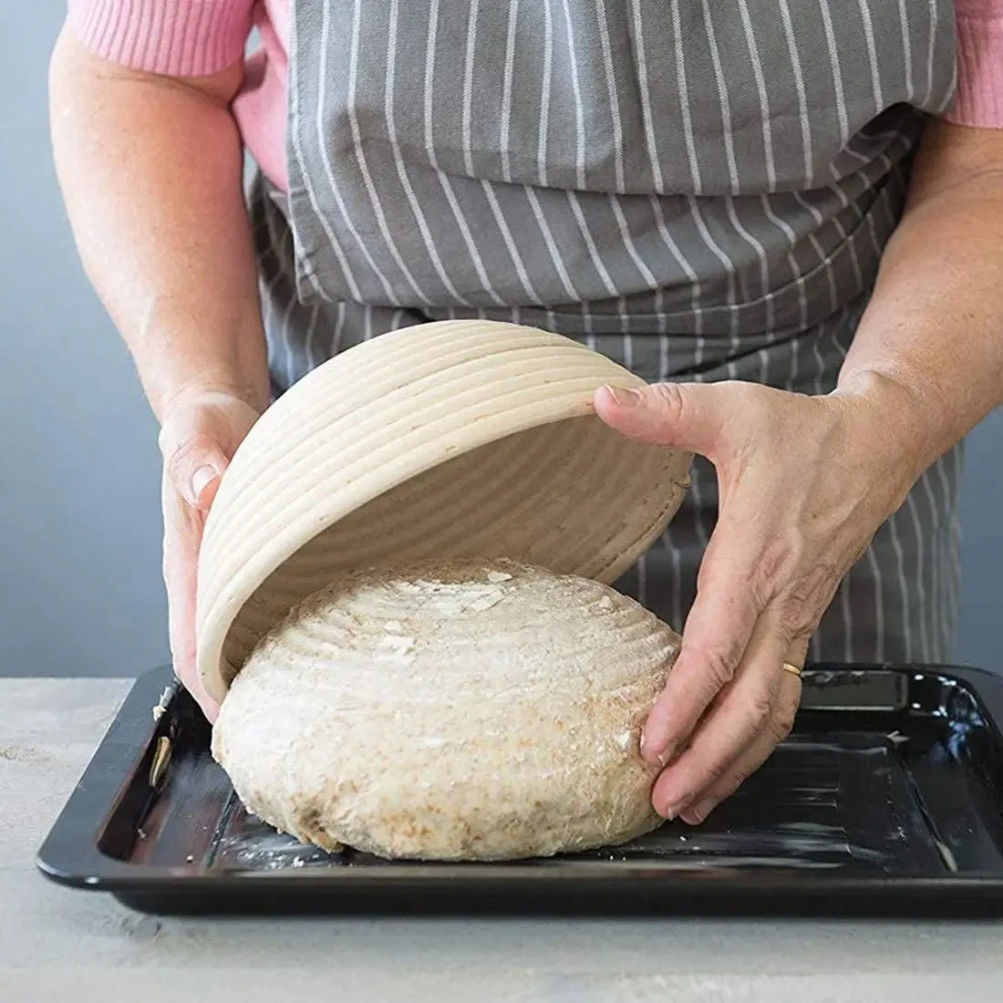 Naturalny rattanowy kosz do wy – Proofing Basket Banneton recenzja i cena