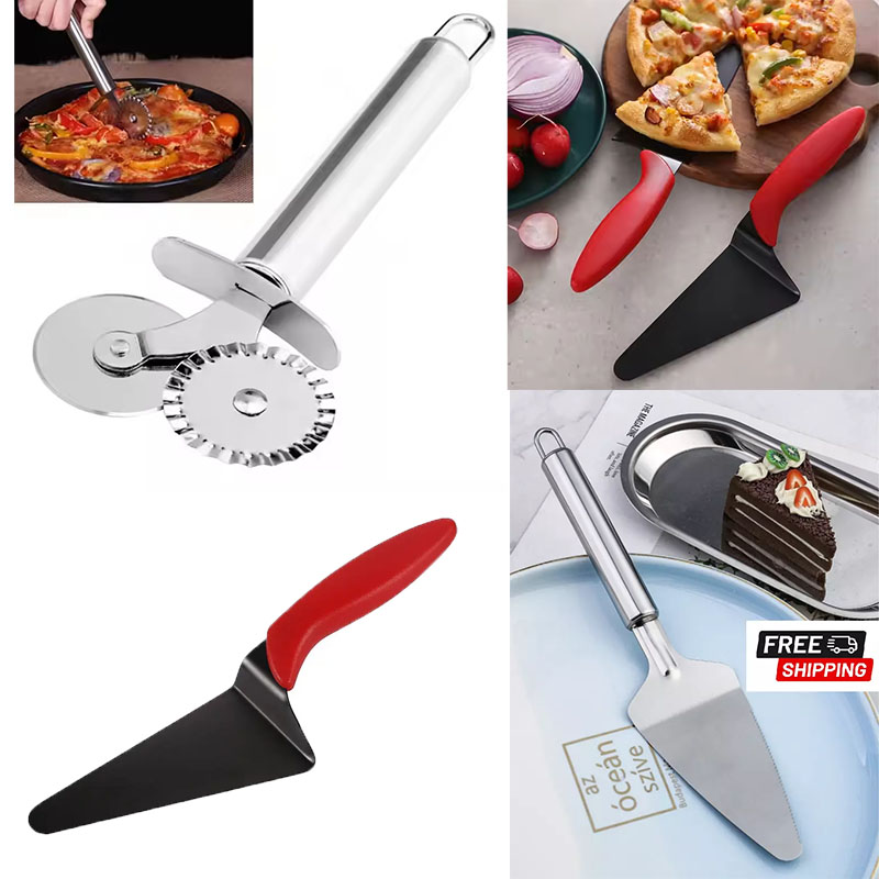 Zestaw kółek do krojenia pizzy – Baking Kitchen Set recenzja i cena