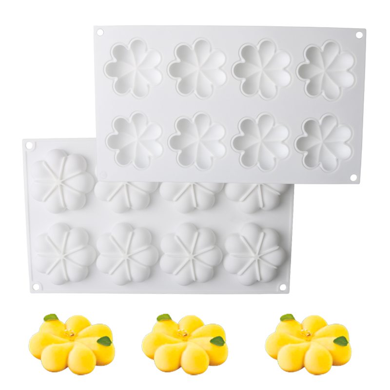 1 lub 8 komórek Kwiatowy wzór  – Kitchen Appliances For Baking recenzja i cena