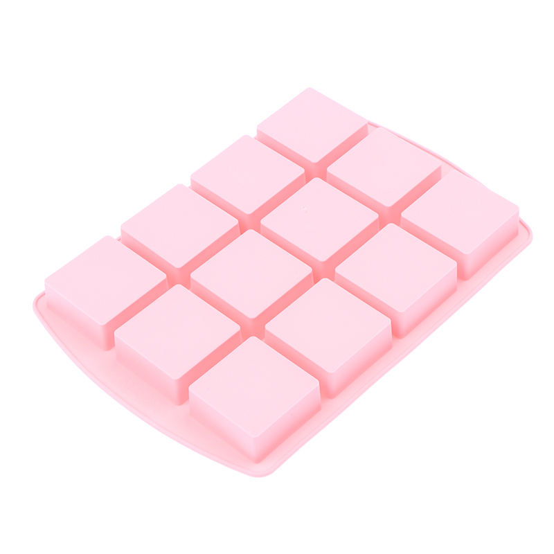 1 szt. 12-gniazdowa kwadratowa – Silicone Cake Mold recenzja i cena
