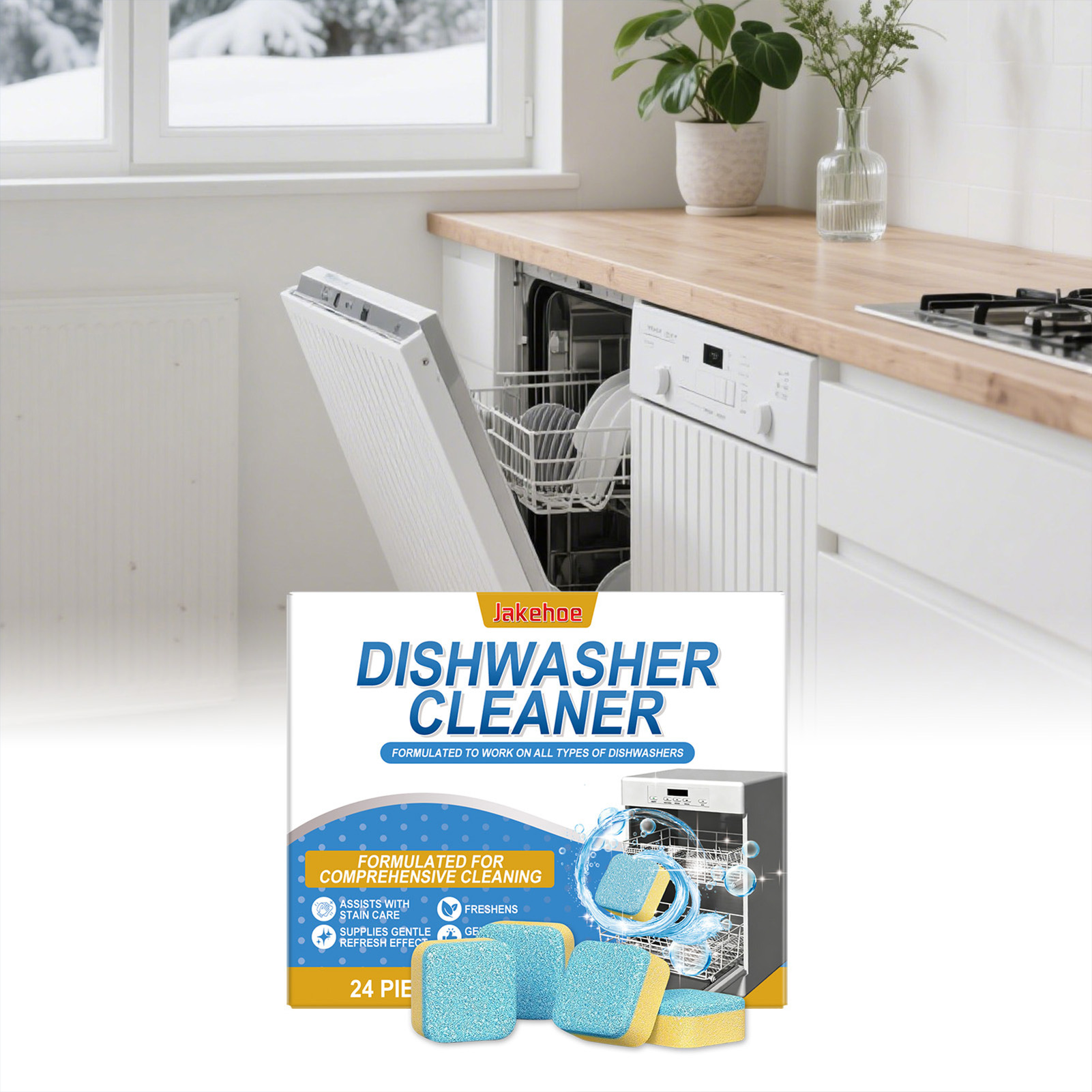 Tabletki do czyszczenia zmywar – Kitchen Cleaner Baking Soda recenzja i cena
